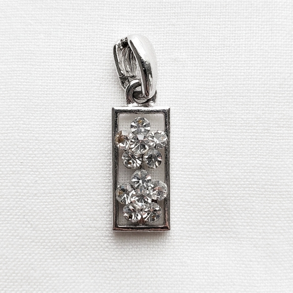 90s vintage: floral pendant - Picture 1 of 2